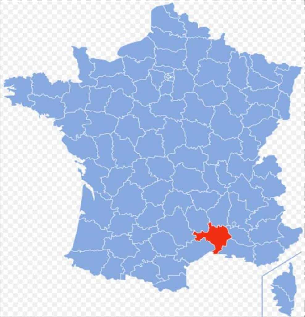 Provence Gard map