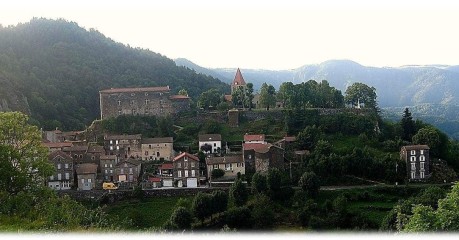 Walking Via Podiensis: view of Saint-Privat