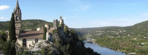 Aigueze on Walking Provence West - Walks in France
