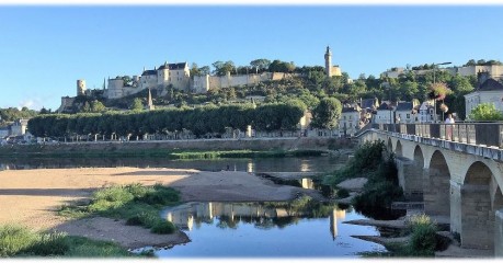Hiking France's Loire Valley at Chinon bridge